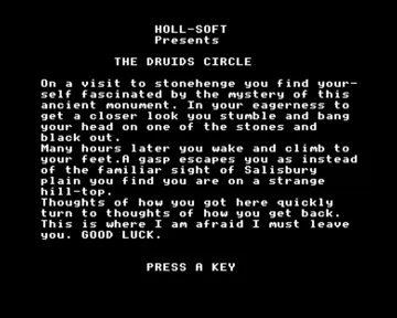 Druid's Circle, The (19xx)(Holl-Soft)[h TSTH] screen shot title